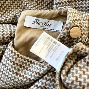 Berthie Paris Karin Cotton dress size S  Brown/Beige/Gray